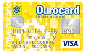 Cartão de Crédito Ourocard Banco do Brasil Universitário 