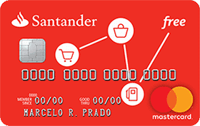 Cartão de Crédito Santander Free Mastercard®